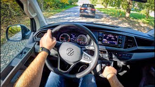 2022 Volkswagen Caravelle T6.1 [2.0 TDI 150HP] |0-100| POV Test Drive #1381 Joe Black