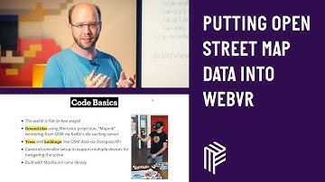 ViennaJS, VR Maps - Putting OpenStreetMap data into WebVR, May 2018