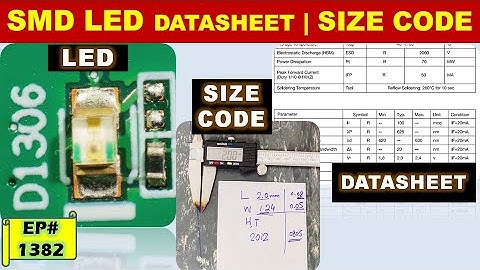 {1382} How to Find Datasheet & Part Number of SMD / SMT LED | Size Code Explained
