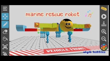 How to Build Robot Marine Rescue Draw Bricks Games Lego Idea by Kapten Algib