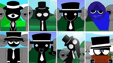 Incredibox - Sprunki but only MR.BLACK HAT in ALL Different Mods.Another Version 13