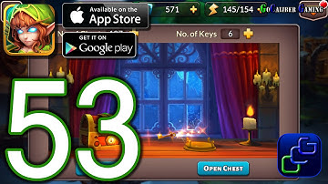 Heroes and Titans 3D Battle Arena iOS Walkthrough - Part 53 - Chapter 12: The Flametides (NORMAL)