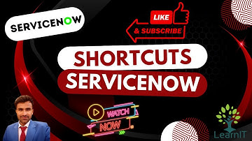 Shortcuts ServiceNow | Keyboard Shortcuts | Navigation Shortcuts