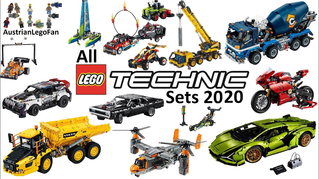 vredig kan niet zien Voorwaarden All LEGO Technic 2020 Sets - Lego Speed Build - YouTube