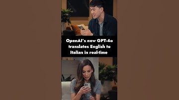 OpenAI GPT-4o translates English to Italian in real-time #translator #ai #nlp #communication