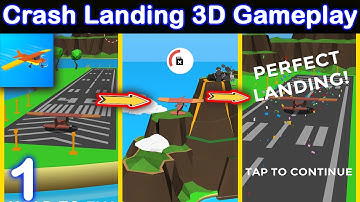 Crash Landing 3D by VOODOO - Game-play | Walk-through (IOS , Android) | MG Games