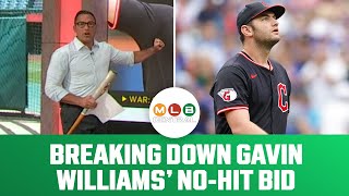 A look at Gavin Williams' no-hit bid | MLB Central