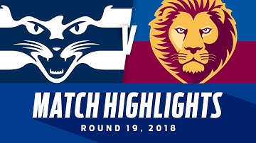 Geelong v Brisbane Highlights | Round 19, 2018 | AFL