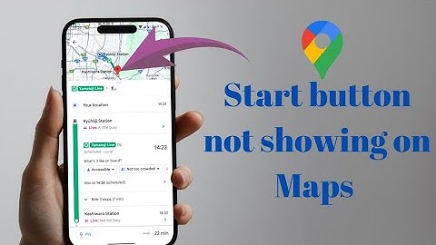 How To Fix start button not showing in Google maps | Google maps problem | Red button not showing