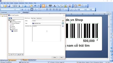 Hướng dẫn liên kết từ file excel vào phần mềm Bartender