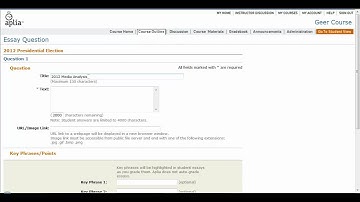 How to Create an Aplia Essay Assignment