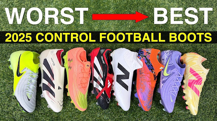 CLASIFICACIÓN DE TODAS las botas de fútbol CONTROL 2025 de PEOR a MEJOR