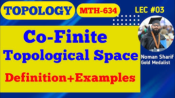 Cofinite Topology| mth634 short lecture