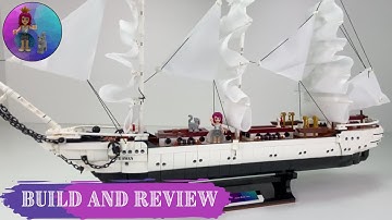 JMBricklayer White Swan Ship 40104 Build and Review