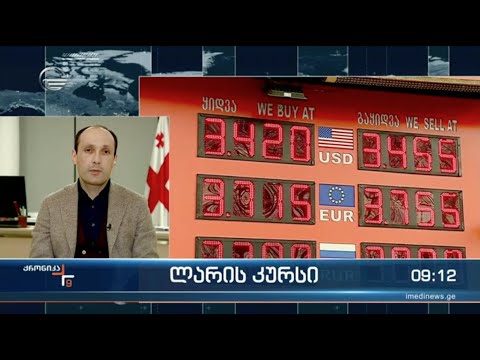 ეკონომიკის მინისტრი ლარის კურსის ვარდნაზე