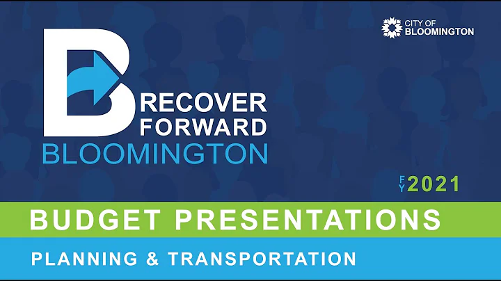 Planning & Transportation FY2021 Budget Presentation on August 20, 2020