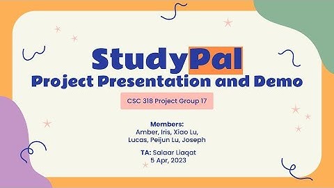 CSC318 Final Presentation Project Group 17