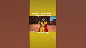 Gamma 1 and Android 17 unique interaction #dragonball #dragonballz #dragonballsparkingzero #shorts