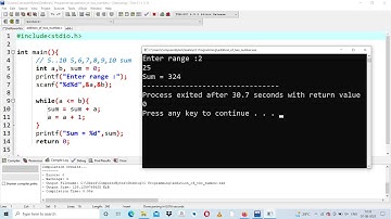 C Program to Calculate Sum between Two Numbers | C programming for beginners | In Hindi