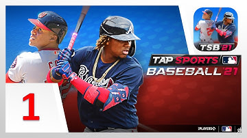 MLB Tap Sports Baseball 2021 Gameplay Walkthrough Part 1 - Tutorial (iOS, Android)