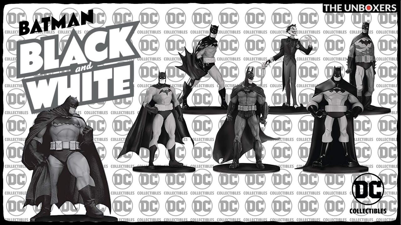 Batman Black & White Mini 7 Piece Box Set 3 - YouTube