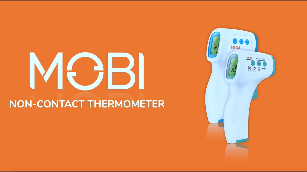 Digital Non-Contact Thermometer from Mobi - YouTube