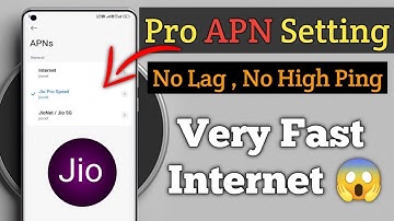 Jio 4G/5G High-Speed APN Setting 😍 || Best APN 2025 || Gaming Setting 🎮 || Technical Gurudev .