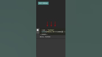 秒懂Python的String Format  #shorts #python #fstring #string
