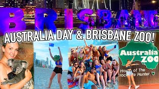 SPENDING AUSTRALIA DAY AT SURFERS PARADISE & GOING TO BRISBANE ZOO!! #AusVlog7