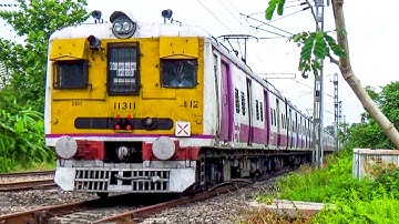 Old Green EMU local Train takes a new look by painting like ICF MEDHA