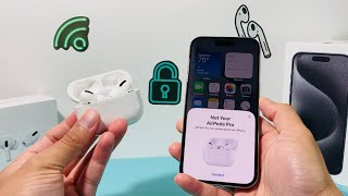 How to Connect / Setup AirPods Pro to iPhone 15 Pro