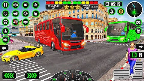 Bus Simulator 3D - Coach City Bus Driver Simulator 2025 - Bus Game Android Gameplay