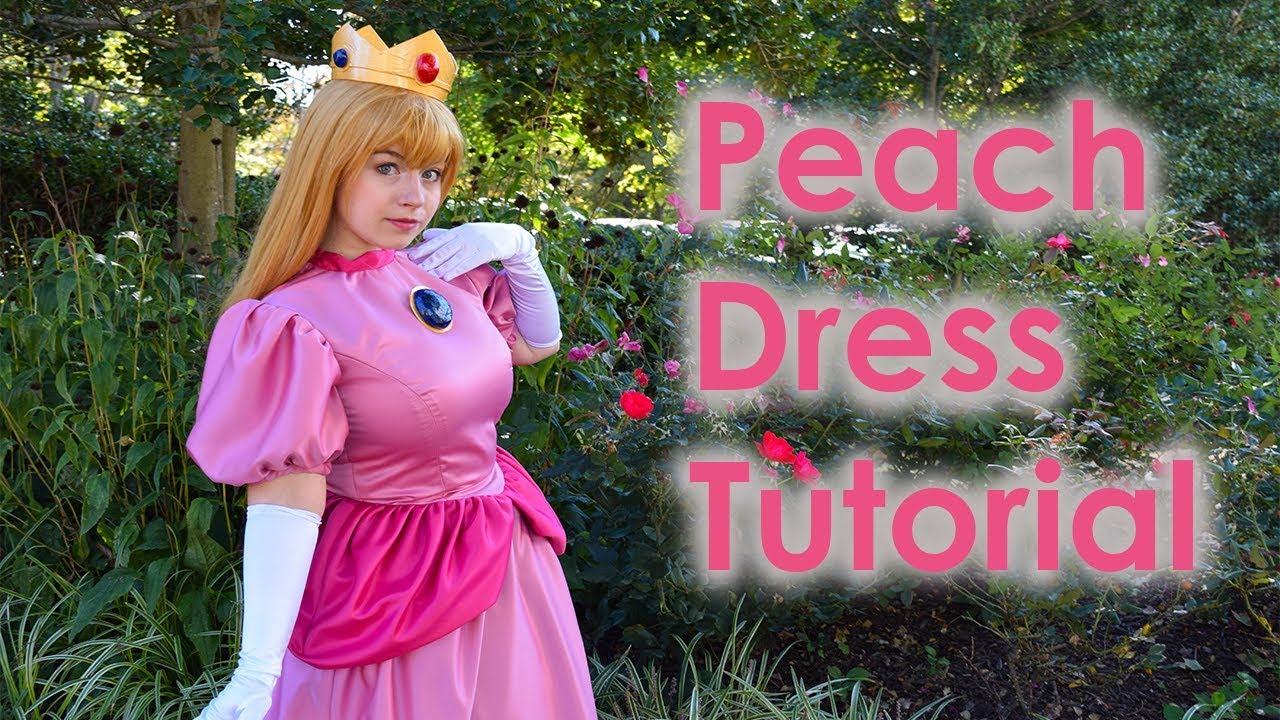 Princess Peach Cosplay Tutorial Part 1: Dress - Youtube