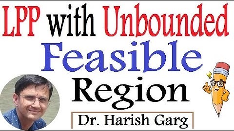 LPP with Unbounded Feasible Region but Optimal Solution