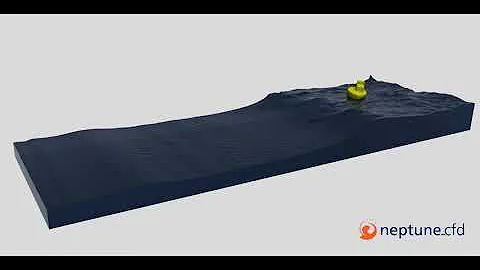 Ship wave submersion with neptune_cfd