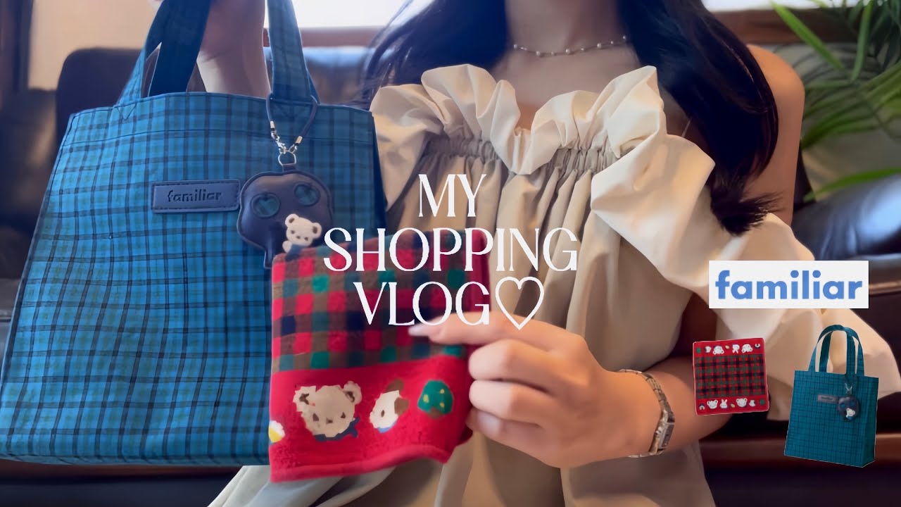 ファミリア　トートバック　ニット vlog - 社会人OLの秋に向けて購入品🐈familiar,ファミリアトート