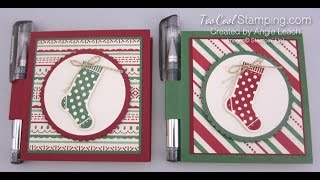 Sticky Note Pad Holder With Gel Pen Video Tutorial