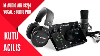 M-AUDIO AIR 192|4 Home Studio Paketi İncelemesi (Kutu Açılış - Ön İnceleme)