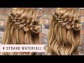 Four Strand Waterfall Braid by SweetHearts Hair
