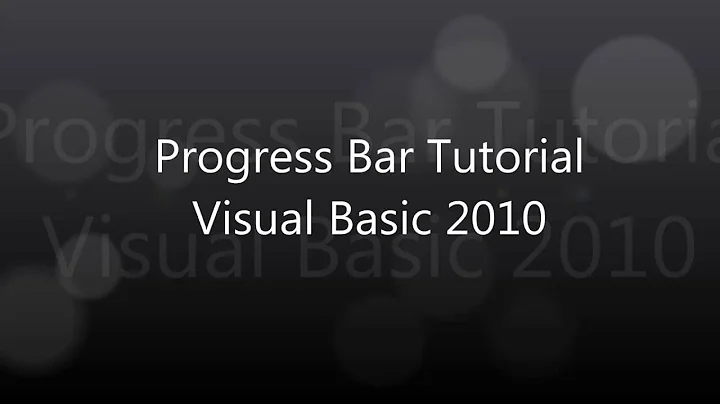 Add to progress bar w/ Full progress detection - Visual Basic Tutorial
