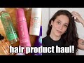 NEW wavy curly hair product haul!!