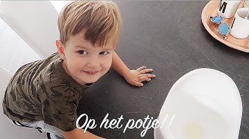 EERSTE KEER BIJ MAMA OP HET POTJE 🚽 | VLOG 10 | Ilonka Smits