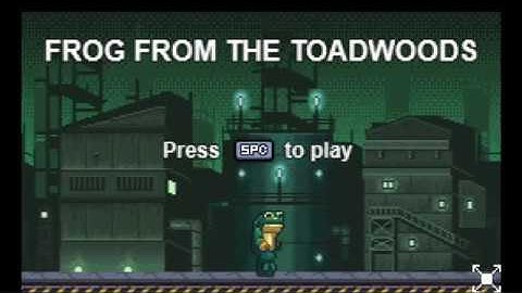 GDevelop 5 Game | Frog From The Toadwoods - Infinite Runner
