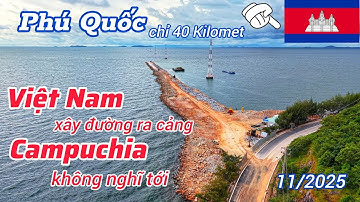 ĐƯỜNG VƯỢT BIỂN ra cảng Hà Tiên chiều dài 4,7 kilomet, rộng 6 làn xe đang tăng tốc san lấp nền đường