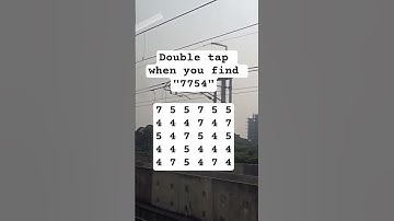 Observation Visual Test: 5 Seconds For You To Spot 7754. Try Your Skills!  #puzzle