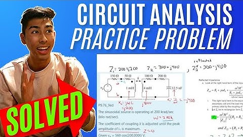 Networks Analysis | Ch.9 Sinusoidal Steady-State Analysis | P9.76_9ed : The sinusoidal source is ...