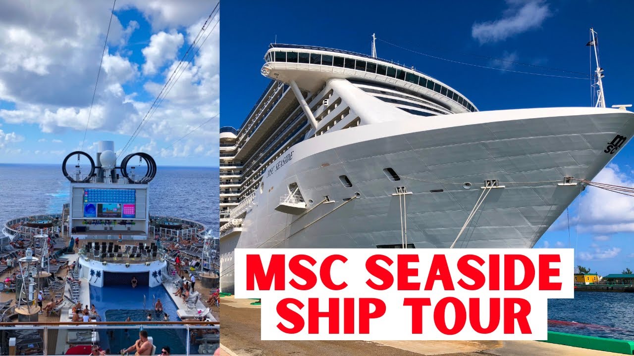 msc seaside cruise ship youtube