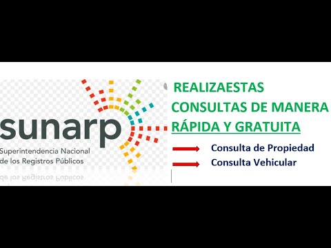 consulta de propiedades y consulta vehicular (SUNARP 2021)