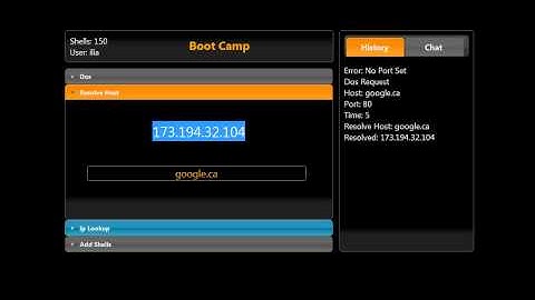 New Web Shell Booter UI