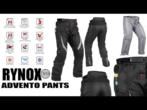 Rynox stealth evo v3 jacket & Rynox pants - YouTube